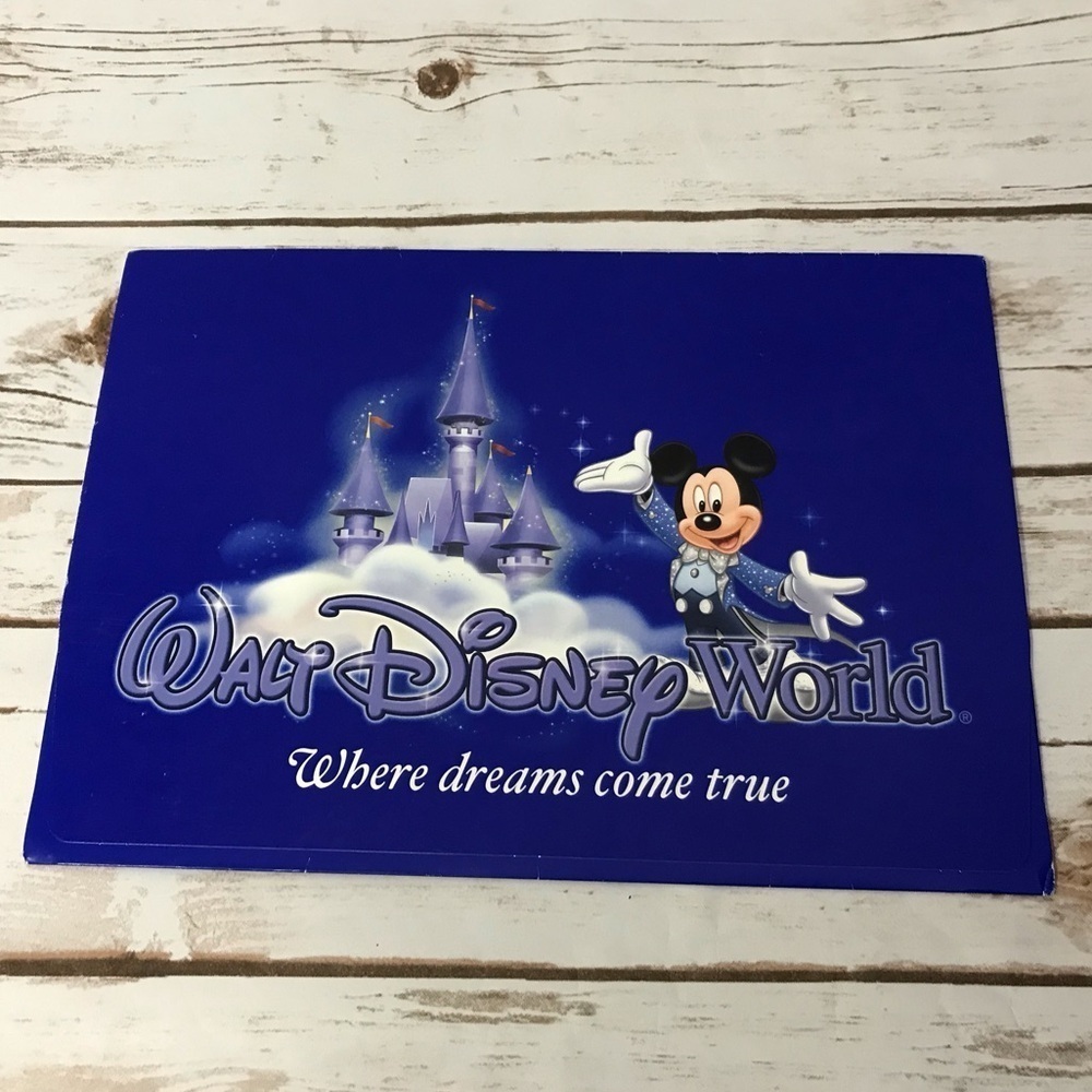 Walt Disney World‎ Photo souvenir Folder Where Dreams Come True